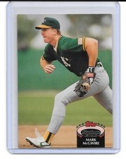 1992 Stadium Club Baseball #475 Mark McGwire