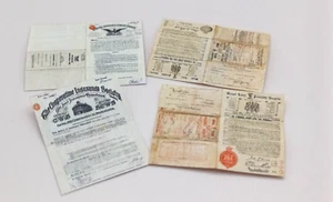 Casa de muñecas miniatura escala 1:12, pólizas de seguro / documentos x 4 - Imagen 1 de 9