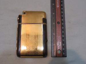 Portasigarette/accendino vintage Maratona oro/nero art deco - Foto 1 di 5