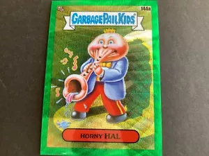 Garbage Pail Kids 2021 cromado OS4 144a Horny Hal Green Wave paralelo 87/299 - Imagen 1 de 7