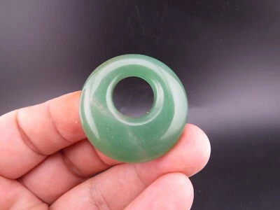 Jade antiguo chino, coleccionables, tallado a mano, hebilla de paz rara, piedra tinta H (559) Foto 1 de 4