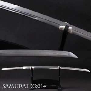 Bare Blade Folded Steel Unokubitsukuri Handmade For Japanese Samurai Katana - Picture 1 of 12