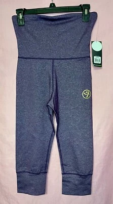 Leggings capris grises marca Zumba para mujer talla XS Break Beat Y2K atléticos nuevos con etiquetas Foto 1 de 4