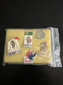 Vintage Kentucky Derby Pin Backs 1984,1987,1996 5 Pins Kentucky Derby - Picture 1 of 12