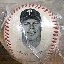 Philadelphia Phillies Burger King 1994 Fotoball Lenny Dykstra & Dave Hollins