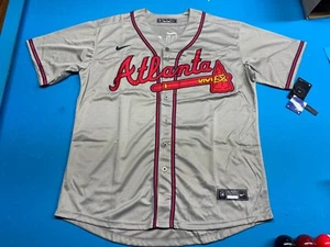 NWT Adult XXXXLarge Ronald Acuna Jr Atlanta Braves #13 Jersey - Picture 1 of 7
