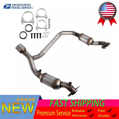 Front Catalytic Converters w/ Gaskets Set For 2006 2007 2008 5.7L Dodge RAM 1500 - Изображение 1 из 4