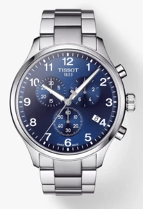 Tissot Chrono XL Classic Swiss Quartz Blue Dial 45mm T1166171104701 - Picture 1 of 2