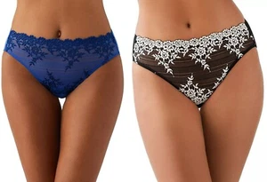 Wacoal Embrace Lace Hi Cut Embroidered Brief Underwear Lingerie 841191 - Picture 1 of 4