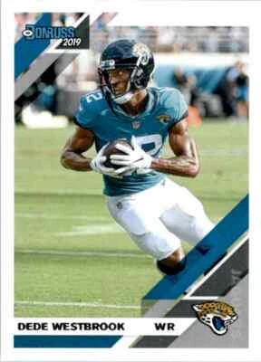 2019 Panini Donruss Dede Westbrook Jacksonville Jaguars #123 - Image 1 of 2