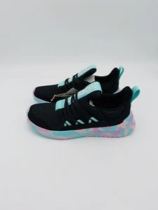 Adidas Lite Racer Adapt 5.0 K IG5399 Black Running Shoes Sneakers - Picture 1 of 8
