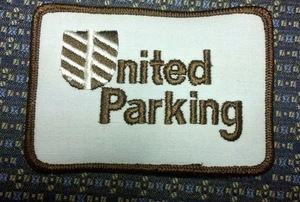 "UNITED PARKING Aufbügeln oder Aufnähen Patch 4""x2,75" - Bild 1 von 2