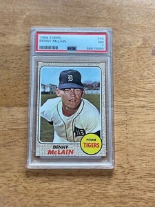 DCC: 1968 Topps Denny McLain #40 PSA 7 NM Detroit Tigers - Bild 1 von 2