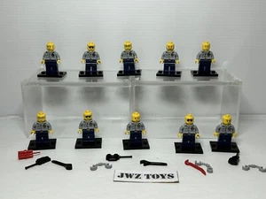 Lego City - x10 Police Minifigure Bundle - With 10 Accessories - Joblot # 6 - Picture 1 of 9