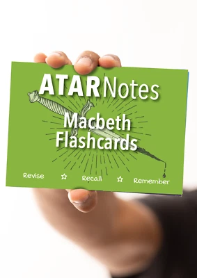 ATAR Notes Macbeth Flashcards - image 1 of 4
