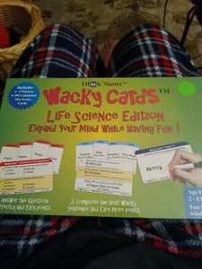 Wacky Cards Edition Life Science Think 2 Master Education Biology Chemistry - Picture 1 of 6