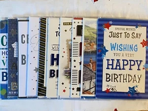 Male Mens Boys Birthday Card Generic Open General - Picture 1 of 29