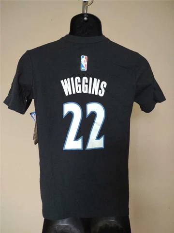 New Minor Flaws Minnesota Timberwolves #22 Andrew Wiggins Youth Size M Shirt Cover
