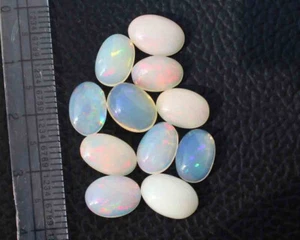 Natural Good Quality Ethiopian Opal Oval Cabochon Gemstone 7*10 MM 12.90 CT - Picture 1 of 3