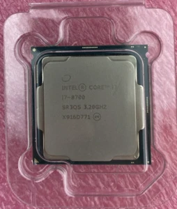 Intel Six Core i7-8700 CPU Processor 3.20GHz LGA1151 SR3QS Tested - Photo 1/2