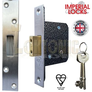 Imperial Lock BS362 British Standard Heavy Duty 5 Lever Mortice Deadlock - Picture 1 of 10