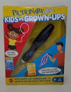 Pictionary Air Kids vs. Grown-Ups Mattel Games Gioco da Disegno per Famiglia, *NUOVO* - Foto 1 di 8