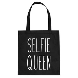 Bolso de Mano Selfie Queen de Algodón de Lona #3384 - Imagen 1 de 7
