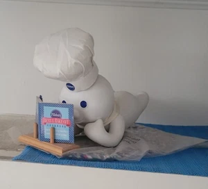 DANBURY MINT PILLSBURY DOUGHBOY DOLL 'RECIPE TIME' PORCELAIN 11" VINTAGE 1999 - Picture 1 of 2