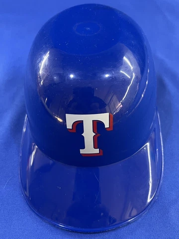 Vintage Laich MLB Plastic Ice Cream Bowl Batting Helmet Texas Rangers Cover