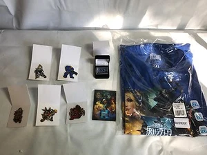 Set (8) Blizzcon 2016 WoW Starcraft Heroes of the Storm Pins T-Shirt 2XL Magnet - Bild 1 von 11