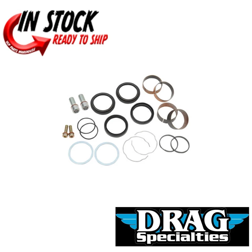KIT DE RECONSTRUCCIÓN DE PATAS DE HORQUILLA DRAG SPECIALTIES 49 MM PARA HARLEY DAVIDSON DYNA 2006-2017 Foto 1 de 3