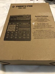 Professioneller DJ Mixer Audio, Phenyx Pro Sound Mixer PHENYX PRO Pro - 500 - Bild 1 von 23