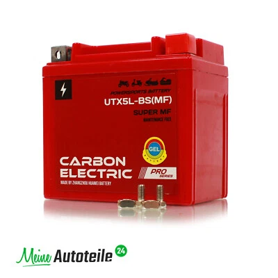 Gel Batterie YTX5L-BS 5Ah 12V Vorgeladen Versiegelt und absolut Wartungsfrei NEU
