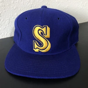 Vintage Seattle Mariners Sports Specialties Wollmütze Kappe Größe 6 7/8 Ken Griffey - Bild 1 von 12