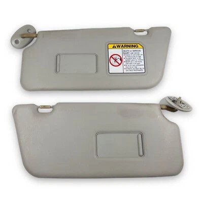 Par de parasoles gris Grand Vitara Chevy Tracker 1999-2004 lado conductor y pasajero Foto 1 de 4