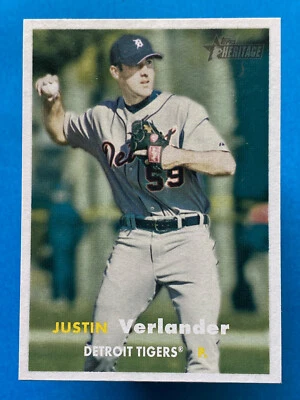 2006 Topps Heritage Justin Verlander #461 - Image 1 of 2