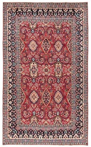 Kashan Handgeknüpfter Perserteppich 323x193 cm-Fine,Orient,Carpet,Rug,Rot - Bild 1 von 12