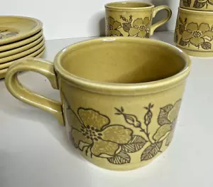 5 tazas y platillos florales vintage retro Biltons Ironstone. - Imagen 1 de 9