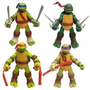 4Pcs Cartoon Movie Turtles Action Figure Model Doll Toy Set Kids Birthday Gifts - Picture 1 of 5