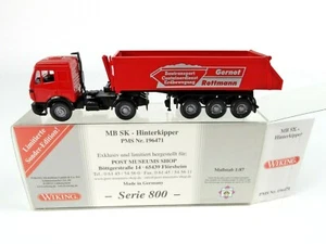Wiking PMS 196471 Serie 800, Hinterkipper Sattelzug MB SK, Gernot Rottmann, 1:87 - Picture 1 of 8