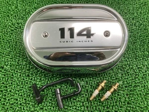 GENUINE HARLEY DAVIDSON MILWAUKEE M8 VENTILATOR AIR CLEANER 114 BADGE - Bild 1 von 3
