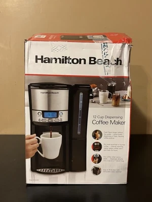 BrewStation 12- Cup Programmable Black Drip Coffee Maker with Removable Water - Image 1 of 3