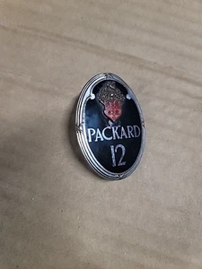 1930s Packard 12 Emblem Badge Chrome Trim Molding Grille - Picture 1 of 4