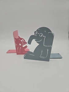 Mo Williams Gerald Elephant & Piggie Metal Bookends 2023 Yottoy - Picture 1 of 11