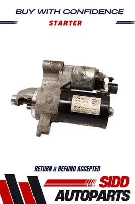 2013-2017 Audi Q5 Starter Motor 2.0L (turbo) w/o Hybrid OEM - Image 1 of 4