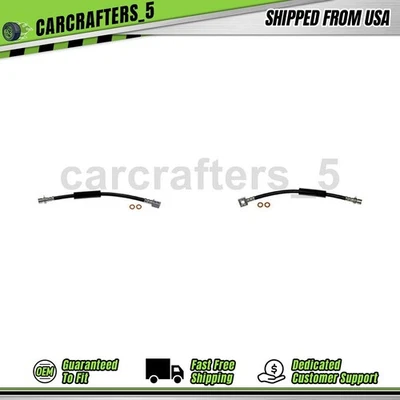 2 mangueras hidráulicas de freno trasero para Chevrolet Silverado 3500 HD 2011-2019 6,6 L Foto 1 de 4