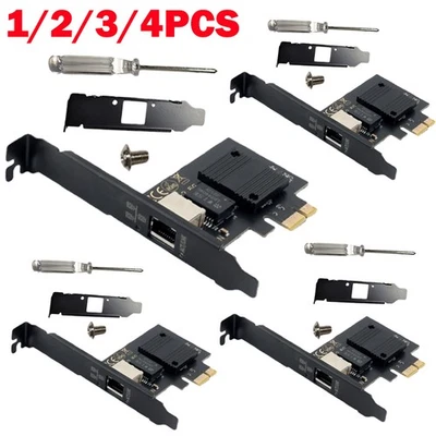 2500Mbps PCIe to RJ45 Intel I226 Ethernet Network Adapters LAN Desktop Card HOT - Image 1 of 4