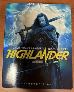 Highlander DIRECTOR'S CUT (4K UHD + BLU RAY + Digital) W/SLIPCOVER, NEW/Sealed - Picture 1 of 4