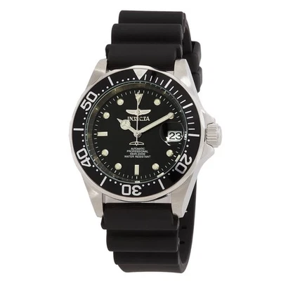 Reloj Hombre Invicta Pro Diver Automático Acero Negro Goma 9110 Foto 1 de 3