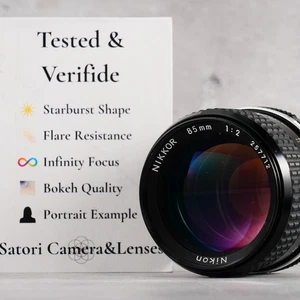 [Serviced & Tested] Nikon AF Nikkor 85mm F1.8D portrait lens 354 - Picture 1 of 19